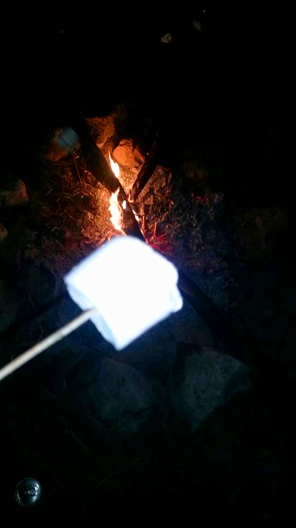 Cappadocia, camping trip, campfire, marshmallow, night, valley