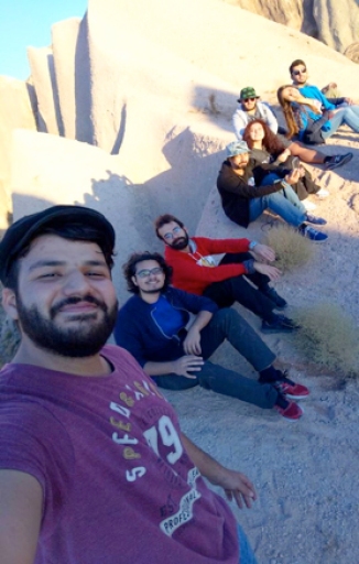 Abdullah Gül University, AGU, students, group, friends, camping, cappadocia, night in the valley